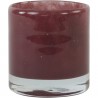 Photophore verre aubergine