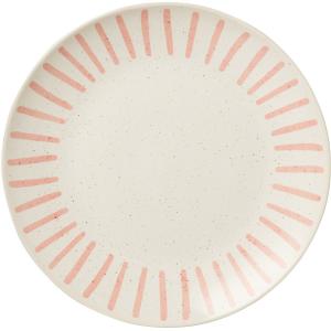 Assiette plate lignes