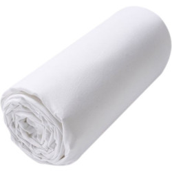 Lenzuolo con angoli 57 fili Les unis - White | 90x190