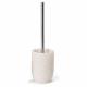 Pot avec brosse wc resine