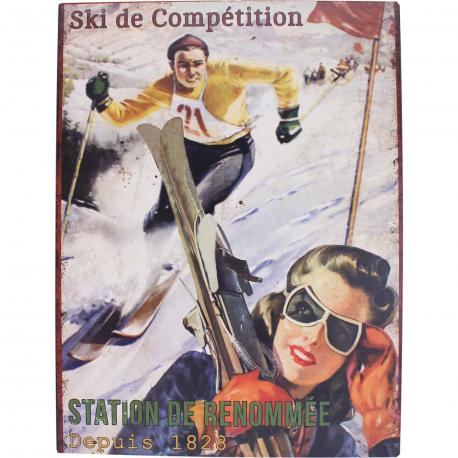 Plaque ski competition