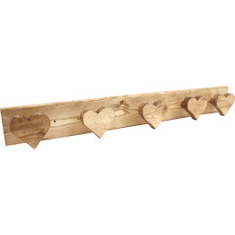 Heart coat rack 5 hooks