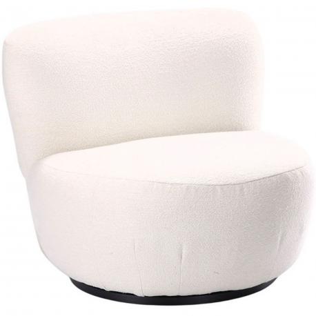 Fauteuil pivotant blanc