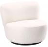 Fauteuil pivotant blanc