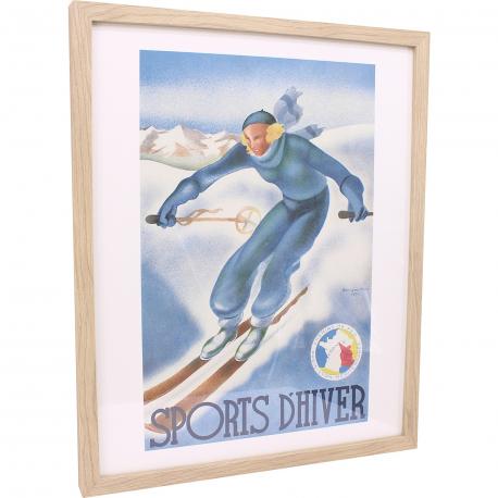 Cadre sports d'hiver