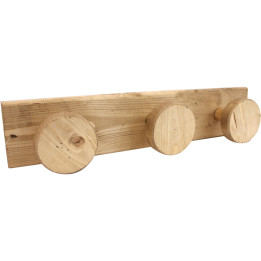 Round 3-Peg Coat Hook