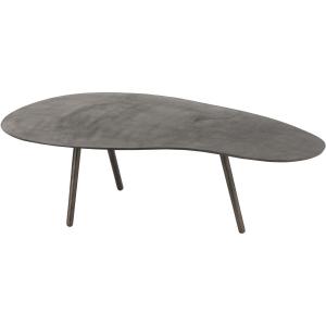 Table basse goutte aluminium