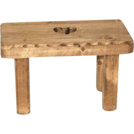 Children's Rectangle Heart Wave Stool