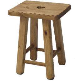Rectangle Heart Wave Stool