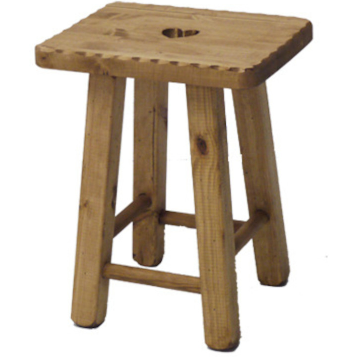 Rectangle Heart Wave Stool