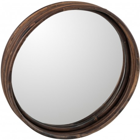 Plateau rond miroir