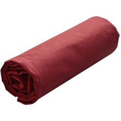 Lenzuolo con angoli Percale - Rouge massai | 90x190