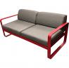 Canape d'exterieur en aluminium 
