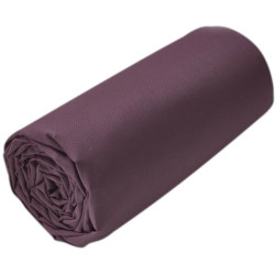 Lenzuolo con angoli 57 fili Les unis - Raisin | 90x190