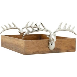 Large Stag Rectangular Tray