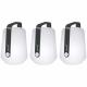 Set de 3 lampes balad 12 cm