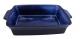 Plat four rectangulaire grand bleu