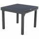 Table piazza aluminium extensible 8 places