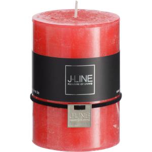 Bougie cylindrique rouge