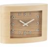 Petite horloge à poser effet bois