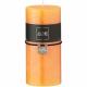 Bougie cylindrique orange