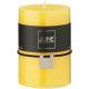 Bougie cylindrique jaune