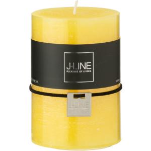 Bougie cylindrique jaune