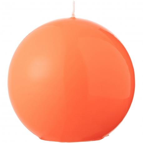 Bougie boule ciré brillante