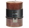 Bougie cylindrique marron