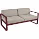 Canape d'exterieur en aluminium