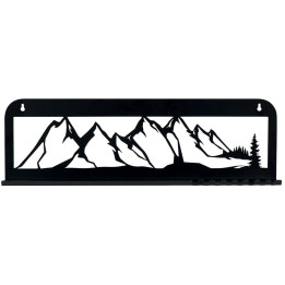 Mountain range wall plaque