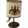 Lampe allos rouille