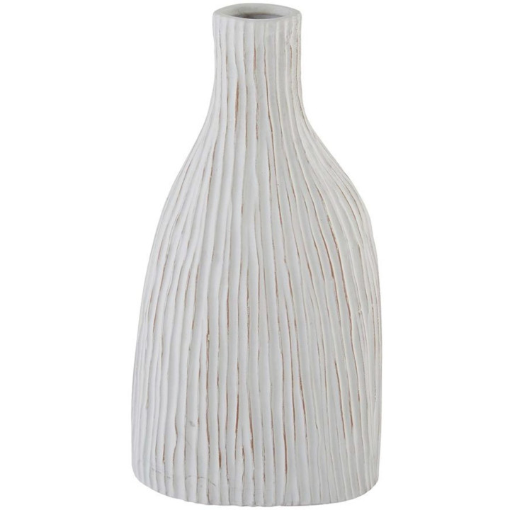 Vase soliflore nervures