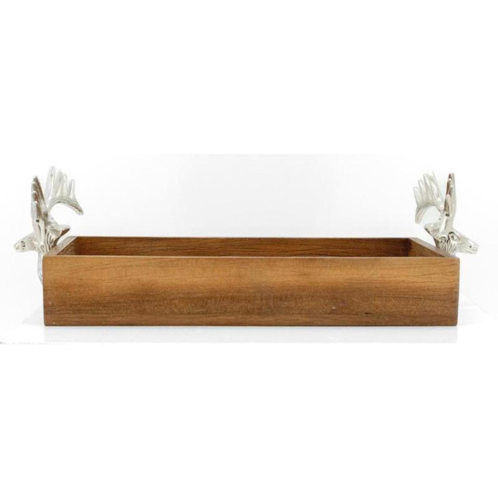 Large Stag Rectangular Tray