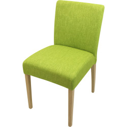 Sedia Shanna sfoderabile - Hip hop lime | 46x86x60 | Pieds chêne e11