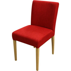 Sedia Shanna sfoderabile - Hip hop red | 46x86x60 | Pieds chêne e11