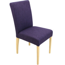 Sedia Shanna sfoderabile - Hip hop violet | 46x96x60 | Pieds chêne e11