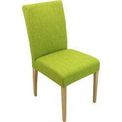Sedia Shanna sfoderabile - Hip hop lime | 46x92x60 | Pieds chêne e11