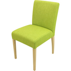 Sedia Shanna sfoderabile - Hip hop lime | 46x86x60 | Pieds chêne e17