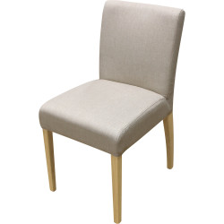 Sedia Shanna sfoderabile - Hip hop beige | 46x86x60 | Pieds chêne e17
