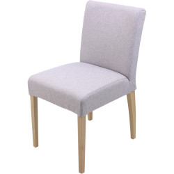 Sedia Shanna sfoderabile - Orlando silver | 46x86x60 | Pieds chêne e11