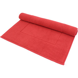Tappeto da bagno spugna tinta unita - Rouge amour | 50x80