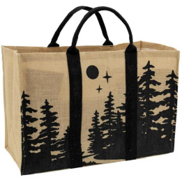 Sac à buche jute forêt