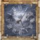 Interrupteur décoré horloge ardoise
