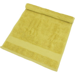 Asciugamano ospite spugna unito - Jaune sesame