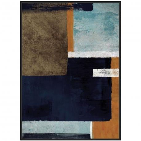 Quadro Allos con cornice in legno