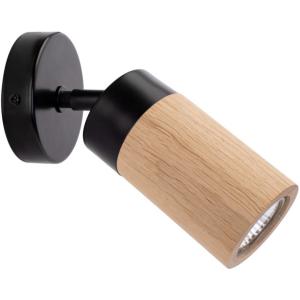 Faretto legno e metallo