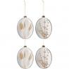 4 boules plates/ovales les champs