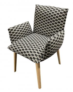 Chaise soft confort avec accoudoirs