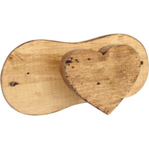 Patère coeur 1 tête